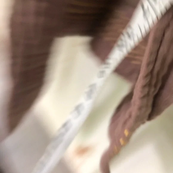 Anthropologie Brown Cardigan with Gold Accents - Picture 7 of 10